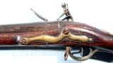 VERY HISTORIC REVOLUTIONARY WAR GEORGE III PATTERN 1756 1ST MODEL LONG LAND 33RD. REGT. MARKED FLINTLOCK MUSKET (BATTLE OF YORKTOWN REGIMENT). - 11 of 14