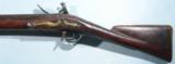 VERY HISTORIC REVOLUTIONARY WAR GEORGE III PATTERN 1756 1ST MODEL LONG LAND 33RD. REGT. MARKED FLINTLOCK MUSKET (BATTLE OF YORKTOWN REGIMENT). - 10 of 14