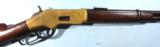 EXCELLENT WINCHESTER MODEL 1866 LEVER ACTION .44 HENRY RF CAL. SADDLE RING CARBINE CA. 1880’S.
- 1 of 12