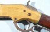 EARLY AND FINE WINCHESTER MODEL 1866 LEVER ACTION.44 HENRY RF CAL. RIFLE CA. 1872.
- 9 of 10