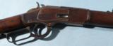 NICE WINCHESTER MODEL 1873 LEVER ACTION .44-40 CAL RIFLE CA. 1891. - 1 of 9
