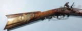 PENNSYLVANIA FLINTLOCK LONGRIFLE WITH EAGLE PATCHBOX SIGNED S. BECK CIRCA 1810. - 1 of 13
