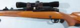 RARE WINCHESTER MODEL 70 MANNLICHER STOCKED .30-06 RIFLE WITH 19" BARREL. - 3 of 6