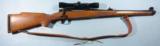 RARE WINCHESTER MODEL 70 MANNLICHER STOCKED .30-06 RIFLE WITH 19" BARREL. - 1 of 6
