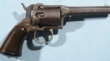 SCARCE REMINGTON-BEALS 1ST MODEL PERCUSSION POCKET REVOLVER IN ORIG. FACTORY CARDBOARD BOX W/FLASK CA. 1850’S. - 3 of 6