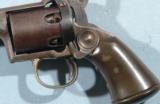 SCARCE REMINGTON-BEALS 1ST MODEL PERCUSSION POCKET REVOLVER IN ORIG. FACTORY CARDBOARD BOX W/FLASK CA. 1850’S. - 5 of 6