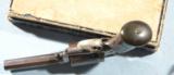 SCARCE REMINGTON-BEALS 1ST MODEL PERCUSSION POCKET REVOLVER IN ORIG. FACTORY CARDBOARD BOX W/FLASK CA. 1850’S. - 6 of 6