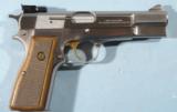 FN BROWNING HI POWER HP NICKEL SILVER 9MM D.A. PISTOL.
- 1 of 4