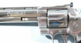 COLT PYTHON .357 MAG. POLISHED STAINLESS 6” REVOLVER CA. 1990’S. - 3 of 5
