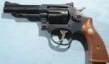 SMITH & WESSON K-22 COMBAT MASTERPIECE 4” BLUE REVOLVER CA. 1950’S.- 2 of 5