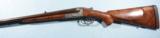 CASED HUSQVARNA HAMMERLESS 9.3x74R DOUBLE RIFLE.- 5 of 12