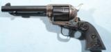 LIKE NEW COLT SINGLE ACTION .45 LC CAL. 5 ½” REVOLVER CA. 1980. - 1 of 6