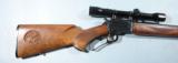 MARLIN GOLDEN 39A DL DELUXE OR 39-A .22LR LEVER ACTION TAKEDOWN RIFLE WITH SCOPE, CIRCA 1961. - 1 of 7
