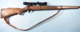 LIKE NEW SAKO L61R AIII .270WIN BOLT ACTION MANNLICHER RIFLE WITH SCOPE, CIRCA 1978. - 1 of 7
