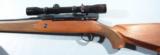 LIKE NEW SAKO L61R AIII .270WIN BOLT ACTION MANNLICHER RIFLE WITH SCOPE, CIRCA 1978. - 5 of 7