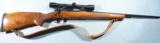 PRE-64 WINCHESTER MODEL 70 FEATHERWEIGHT .243WIN BOLT ACTION RIFLE WITH SCOPE, CIRCA 1960. - 1 of 7