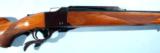 MINT 2ND YEAR 1967 RUGER NO. 1 AB OR #1 .222 REM LIGHT SPORTER SINGLE SHOT FALLING BLOCK 22" RIFLE. - 2 of 7