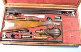 RARE FACTORY CASED MAYNARD FIRST MODEL PERCUSSION CARBINE W/ EXTRA BARRELS AND ACCESSORIES CIRCA 1859. - 1 of 10