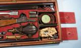 RARE FACTORY CASED MAYNARD FIRST MODEL PERCUSSION CARBINE W/ EXTRA BARRELS AND ACCESSORIES CIRCA 1859. - 3 of 10