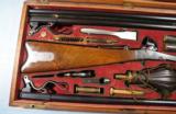 RARE FACTORY CASED MAYNARD FIRST MODEL PERCUSSION CARBINE W/ EXTRA BARRELS AND ACCESSORIES CIRCA 1859. - 4 of 10
