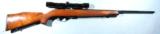 WEATHERBY MARK XXII DELUXE .22LR SEMI-AUTO OR SINGLE SHOT RIFLE WITH REDFIELD 4X SCOPE. - 3 of 7