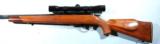 WEATHERBY MARK XXII DELUXE .22LR SEMI-AUTO OR SINGLE SHOT RIFLE WITH REDFIELD 4X SCOPE. - 1 of 7