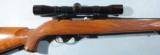 WEATHERBY MARK XXII DELUXE .22LR SEMI-AUTO OR SINGLE SHOT RIFLE WITH REDFIELD 4X SCOPE. - 2 of 7