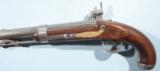 CONFEDERATE PERCUSSION CONVERSION WATERS U.S. MODEL 1836 PISTOL DATED 1843. - 5 of 8