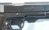 COLT PRE WAR MODEL 1911-A1 OR 1911A1 COMMERCIAL .45 ACP PISTOL CIRCA 1934. - 3 of 8