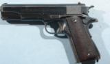 COLT PRE WAR MODEL 1911-A1 OR 1911A1 COMMERCIAL .45 ACP PISTOL CIRCA 1934. - 1 of 8