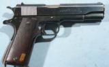 COLT PRE WAR MODEL 1911-A1 OR 1911A1 COMMERCIAL .45 ACP PISTOL CIRCA 1934. - 2 of 8