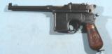 WWI OR WW1 MAUSER C96 BROOMHANDLE RED-9 OR RED 9 9MM PISTOL WITH RARE MATCHING SHOULDER STOCK HOLSTER & ACC. - 5 of 9