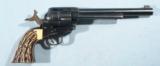 COLT SAA SINGLE ACTION ARMY CHRISTY CONVERSION .357 MAG. 7 ½” REVOLVER CA. 1930’S. - 2 of 10