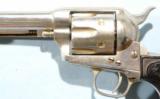 EARLY COLT SINGLE ACTION ARMY BLACK POWDER .44-40 CAL. REVOLVER CA. 1881. - 3 of 9
