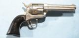 EARLY COLT SINGLE ACTION ARMY BLACK POWDER .44-40 CAL. REVOLVER CA. 1881. - 1 of 9