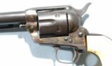 COLT SINGLE ACTION ARMY .32-20 CAL. 5 ½” REVOLVER CA. 1925 W/ FACTORY LETTER. - 4 of 10