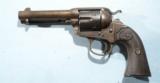 COLT BISLEY SINGLE ACTION FRONTIER SIX SHOOTER .44-40 CAL. 4 ¾” REVOLVER CA. 1901 W/FACTORY LETTER. - 2 of 10