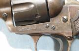 COLT BISLEY SINGLE ACTION FRONTIER SIX SHOOTER .44-40 CAL. 4 ¾” REVOLVER CA. 1901 W/FACTORY LETTER. - 4 of 10