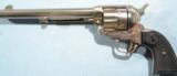 NEW IN BOX COLT MODEL 1873 SINGLE ACTION ARMY 2ND YEAR OF 2ND GEN .38SPL NICKEL 7 1/2" REVOLVER, CIRCA 1957. - 3 of 10