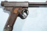 WW2 OR WWII JAPANESE NAMBU TYPE 14 8X22MM SMALL GUARD SEMI-AUTO PISTOL WITH HOLSTER, CIRCA 1936. - 4 of 6