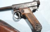 WW2 OR WWII JAPANESE NAMBU TYPE 14 8X22MM SMALL GUARD SEMI-AUTO PISTOL WITH HOLSTER, CIRCA 1936. - 3 of 6