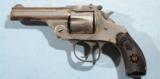 FOREHAND & WADSWORTH NEW MODEL .32S&W TOP BREAK D.A. NICKEL REVOLVER, CIRCA 1890. - 1 of 5