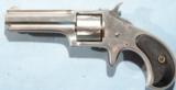 BRILLIANT ORIGINAL REMINGTON SMOOT #1 .30RF SHORT CAL. POCKET REVOLVER CIRCA 1870’S. - 2 of 6