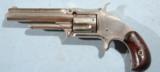 SMITH & WESSON NO. 1 1/2 2ND ISSUE .32S&W RF NICKEL REVOLVER, CIRCA 1870'S. - 2 of 7