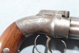 ALLEN & THURBER, WORCESTER, MASS. POCKET .32 CAL. PEPPERBOX DATED 1845. - 4 of 7