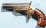 ULTRA RARE EARLY 1ST TYPE COLT 3RD MODEL THUER .41RF CAL. SINGLE SHOT DERINGER CIRCA 1870-71. - 2 of 8
