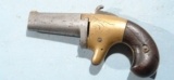 NATIONAL ARMS COMPANY, BROOKLYN, N.Y. 2ND MODEL .41 RF CAL. SINGLE SHOT DERRINGER OR DERINGER CIRCA 1865. - 2 of 6