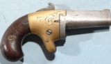 NATIONAL ARMS COMPANY, BROOKLYN, N.Y. 2ND MODEL .41 RF CAL. SINGLE SHOT DERRINGER OR DERINGER CIRCA 1865. - 1 of 6