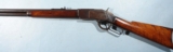 WINCHESTER MODEL 1873 LEVER ACTION .44-40 CAL. RIFLE CA. 1890. - 4 of 13