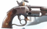 CIVIL WAR SAVAGE U.S. NAVY MODEL .36 CAL. PERCUSSION REVOLVER CIRCA 1861 WITH HOLSTER. - 8 of 11